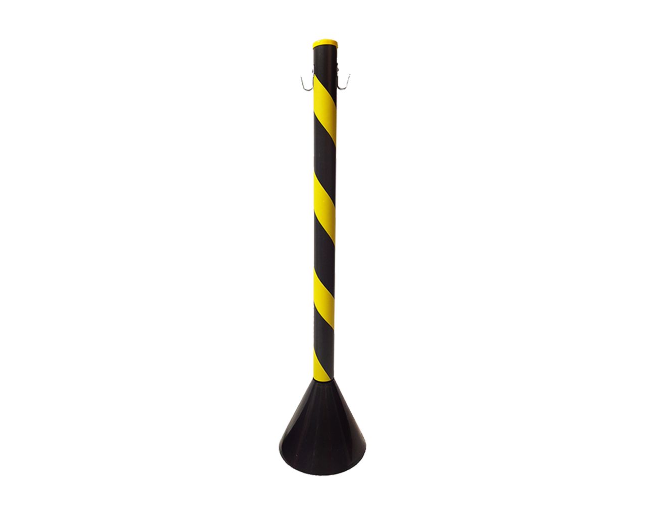 PEDESTAL PLÁSTICO PRETO/AMARELO 90CM