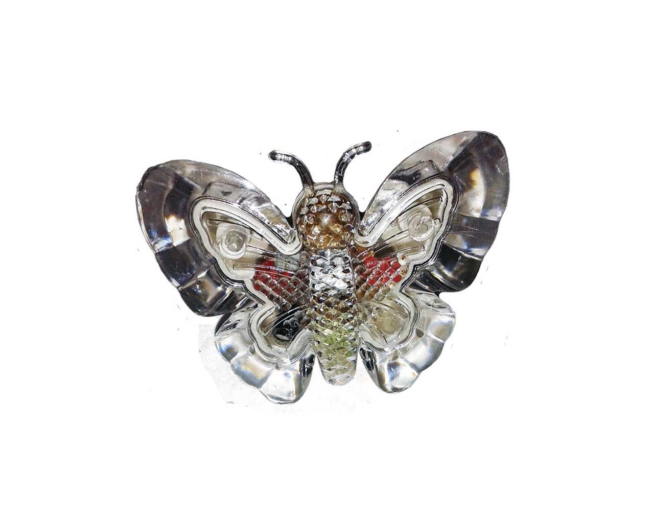 LÂMPADA NOTURNA BORBOLETA LED BIVOLT BLISTER