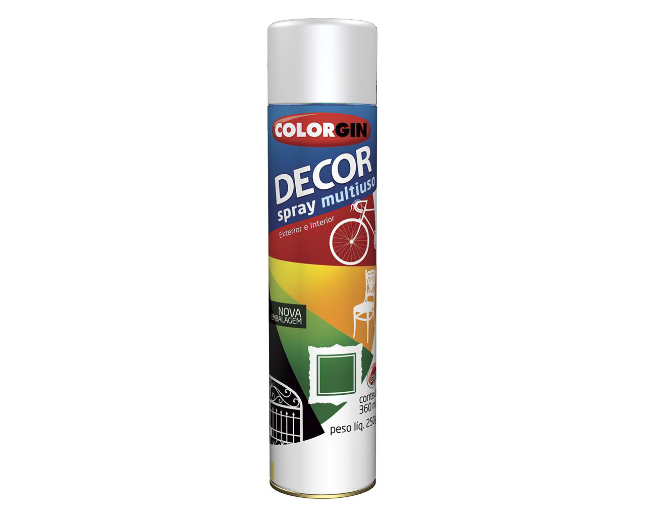 TINTA SPRAY DECOR BRANCO FOSCO