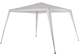 GAZEBO RAFIA BRANCO 3x3M