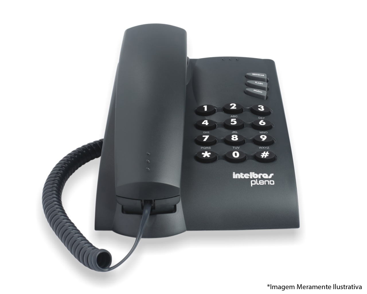 TELEFONE DE MESA PLENO PRETO
