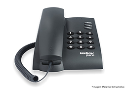 TELEFONE DE MESA PLENO PRETO