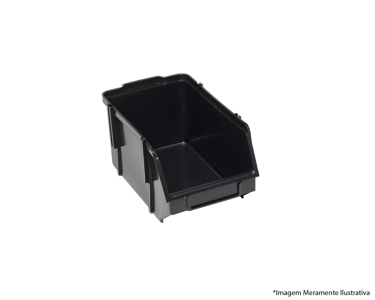 GAVETEIRO NR 7 17x22,0x34CM PRETO ENCAIXÁVEL