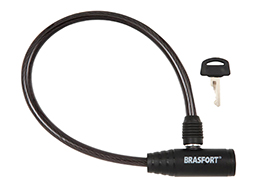 CADEADO PARA BICICLETA COM CHAVE 8MMx40CM BLISTER