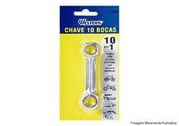 CHAVE PARA BICICLETA 10 EM 1 BLISTER