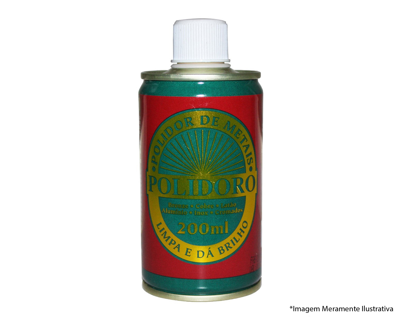 POLIDOR DE METAIS LIMPA E BRILHA 200ML/240G