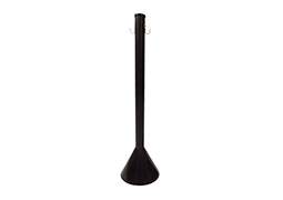 PEDESTAL PLÁSTICO PRETO 90CM