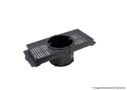 KIT SUPORTE PARA LAJE 25 CM COM CAIXA FMS PRETO
