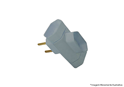 ADAPTADOR TIPO BENJAMIM 3 SAÍDAS MODELO SMART 10A CINZA