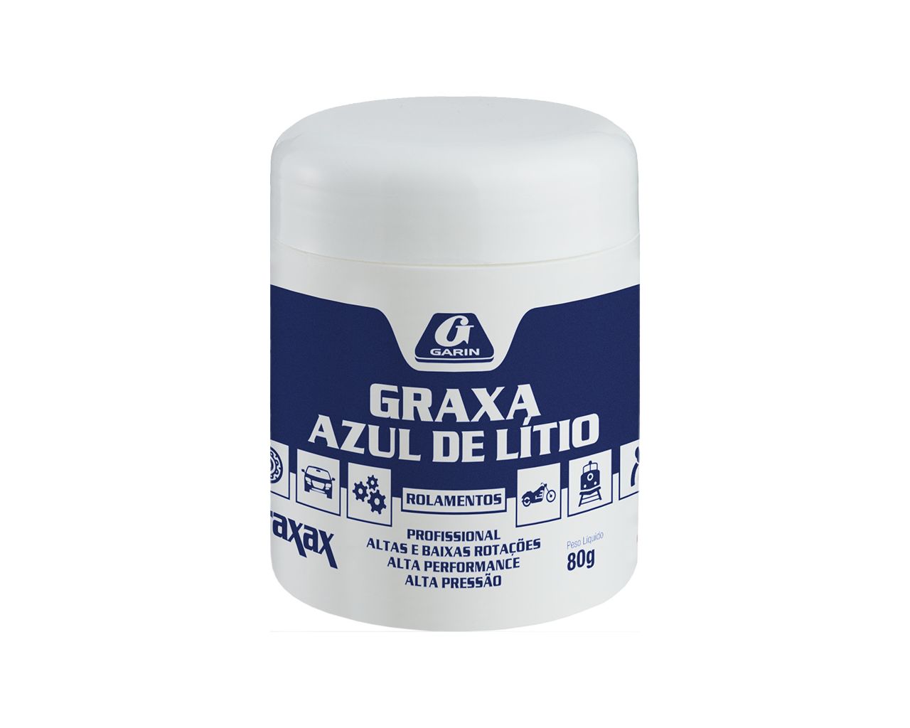 GRAXA AZUL LÍTIO POTE 80G