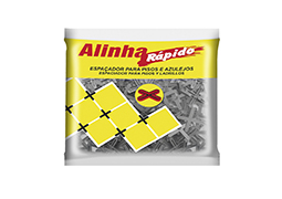 ESPAÇADOR PARA PISO E AZULEJO ALINHA RÁPIDO 1,5MM 100 PEÇAS BLISTER