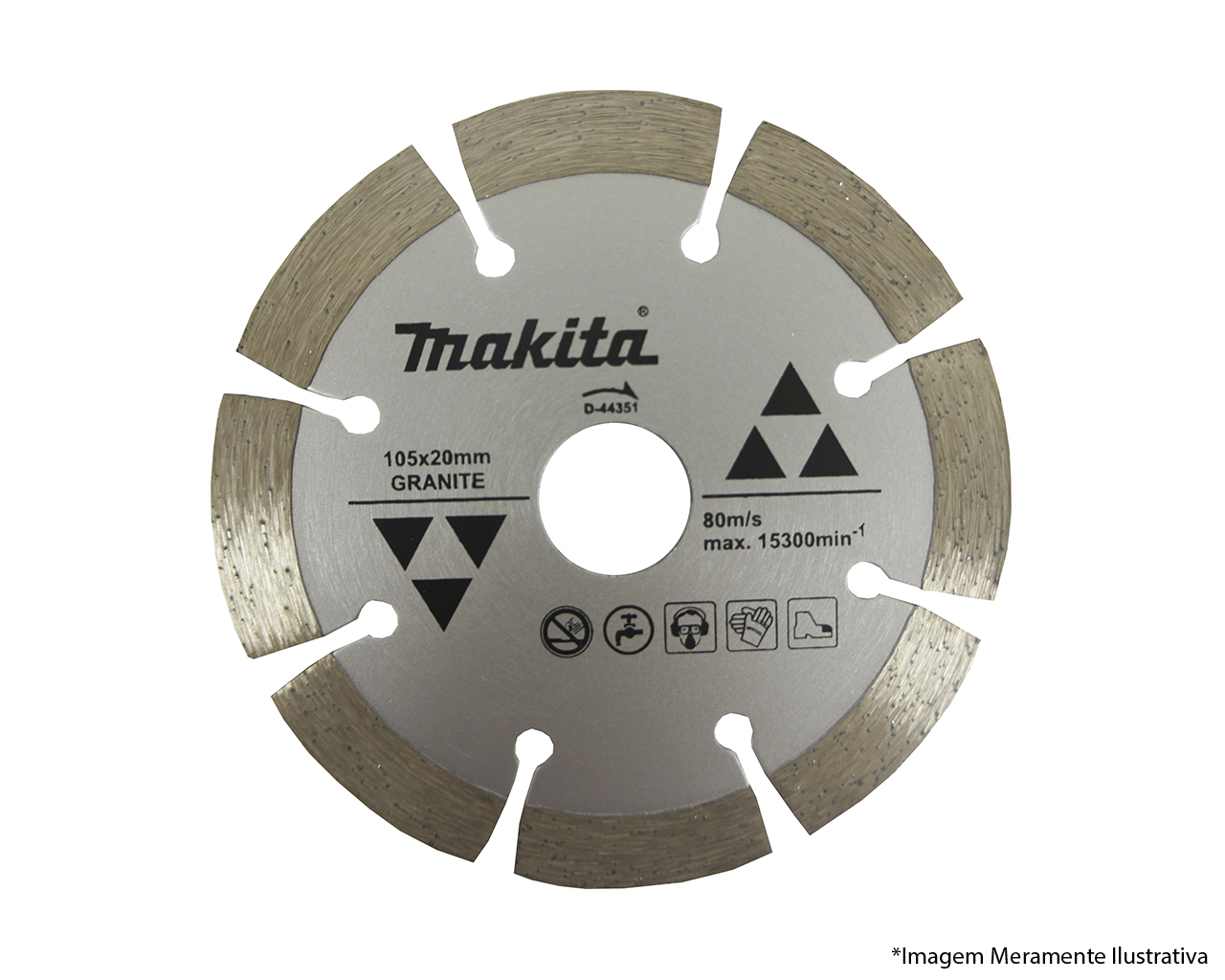 DISCO DIAMANTADO SEGMENTADO SECO PARA GRANITO ECON BLISTER