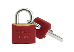 CADEADO COLORIDO 20MM VERMELHO BLISTER