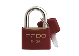CADEADO COLORIDO 25MM VERMELHO BLISTER