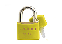 CADEADO COLORIDO 25MM AMARELO BLISTER