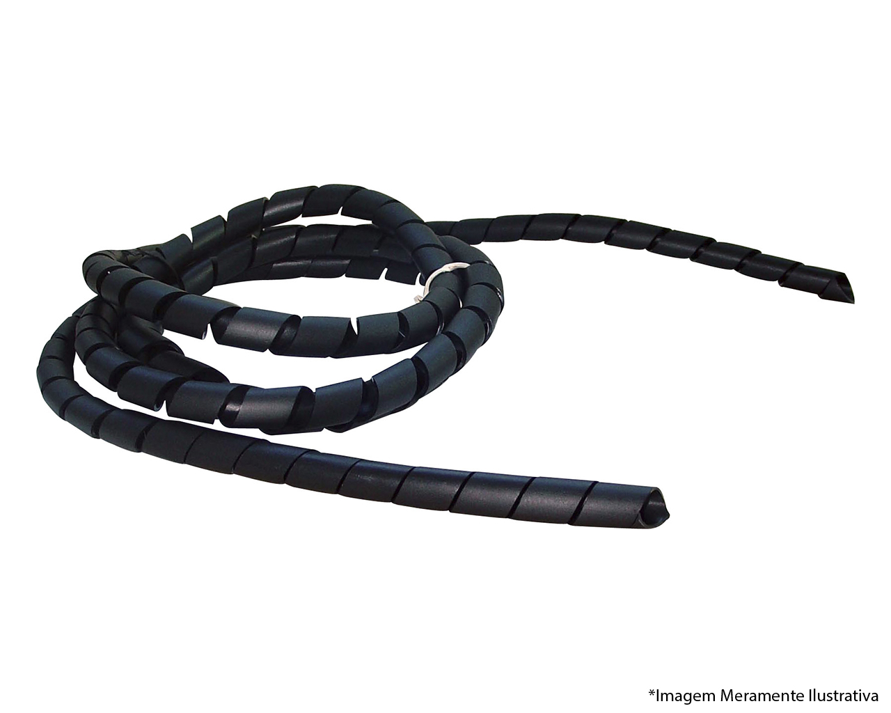 ORGANIZADOR DE FIOS 1,5Mx19,0MM PRETO BLISTER