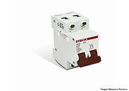 DISJUNTOR DIN BIPOLAR CURVA B 10A 3KA SÉRIE SD62