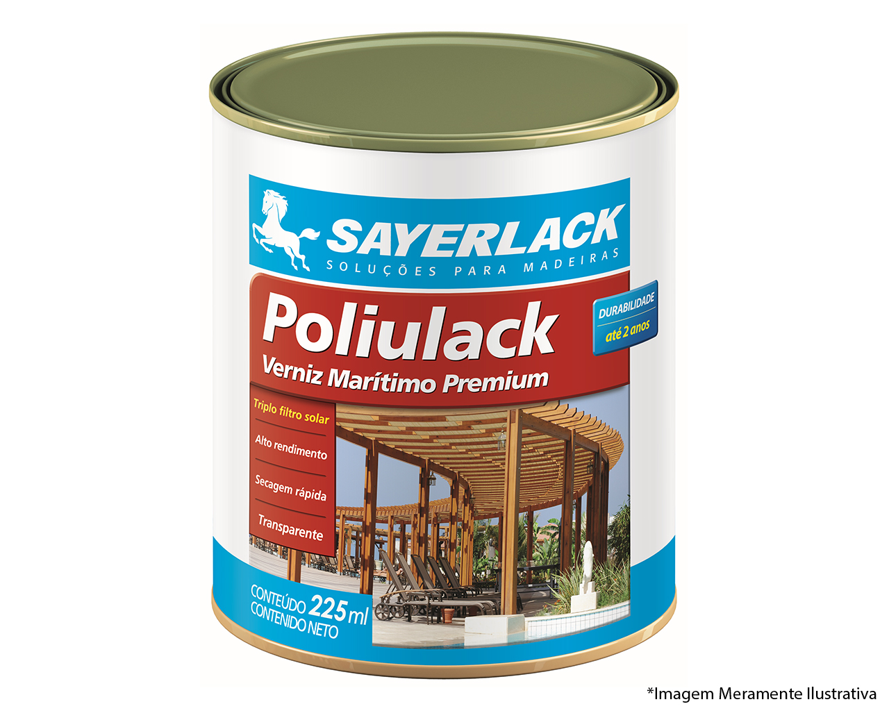 VERNIZ POLIULACK BRILHANTE MARITIMO PREMIUM 1/16