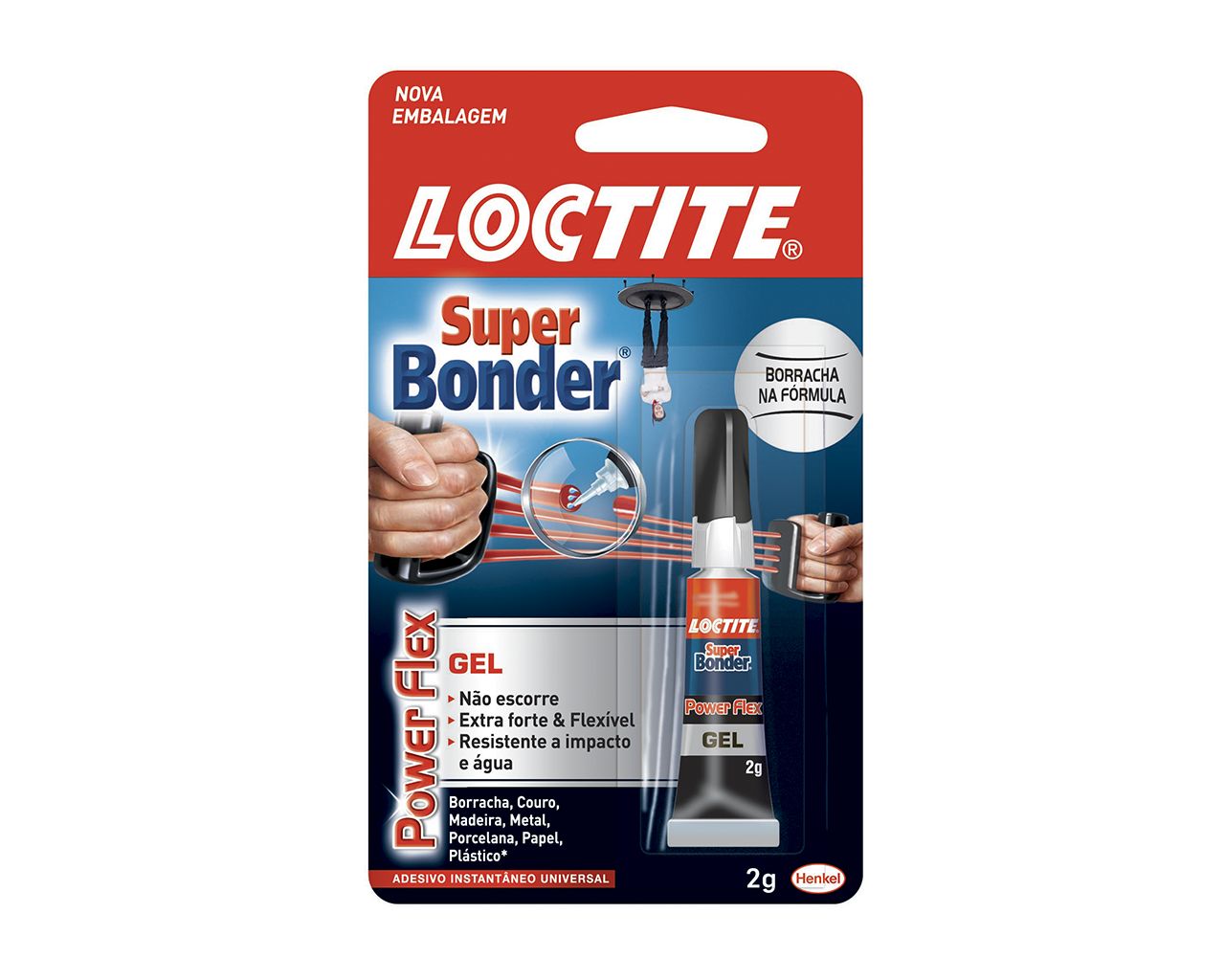 COLA SUPER BONDER POWER FLEX GEL 2G BLISTER