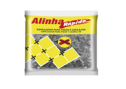 ESPAÇADOR PARA PISO E AZULEJO ALINHA RÁPIDO 1,0MM 100 PEÇAS BLISTER