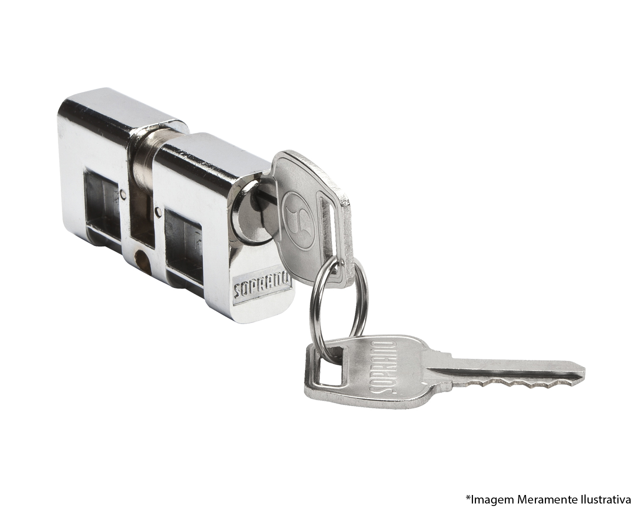 CILINDRO PARA FECHADURA ZAMAC SOPRANO 7030