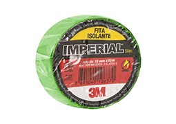 FITA ISOLANTE IMPERIAL COLORIDA VERDE 18MMx10M