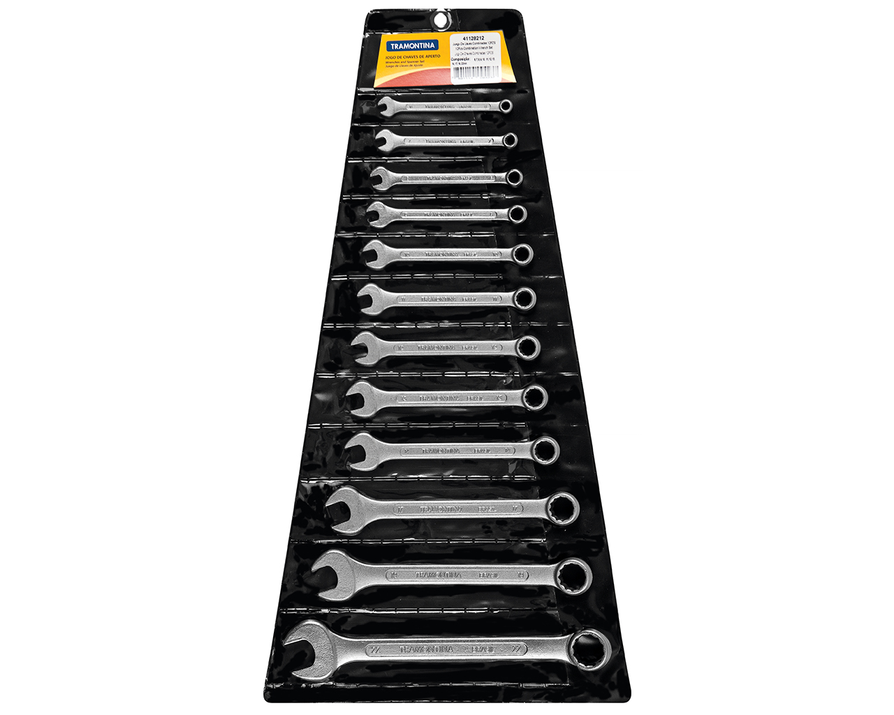 JOGO CHAVE COMBINADA COM 12 PEÇAS 06-22MM
