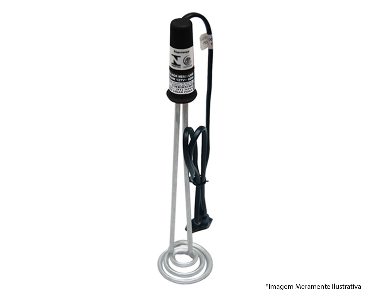 EBULIDOR DE ALUMÍNIO 27CM 220V 1000W RABO QUENTE BLISTER