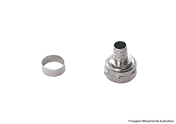 CONECTOR METÁLICO ANEL NIQUELADO