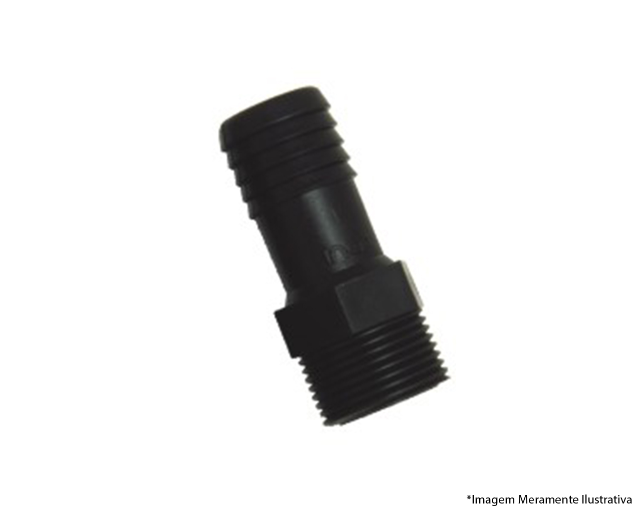 ADAPTADOR PARA MANGUEIRA EM POLIETILENO PRETO 3/4