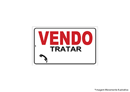PLACA DE SINALIZAÇÃO PVC VENDO 20x30CM