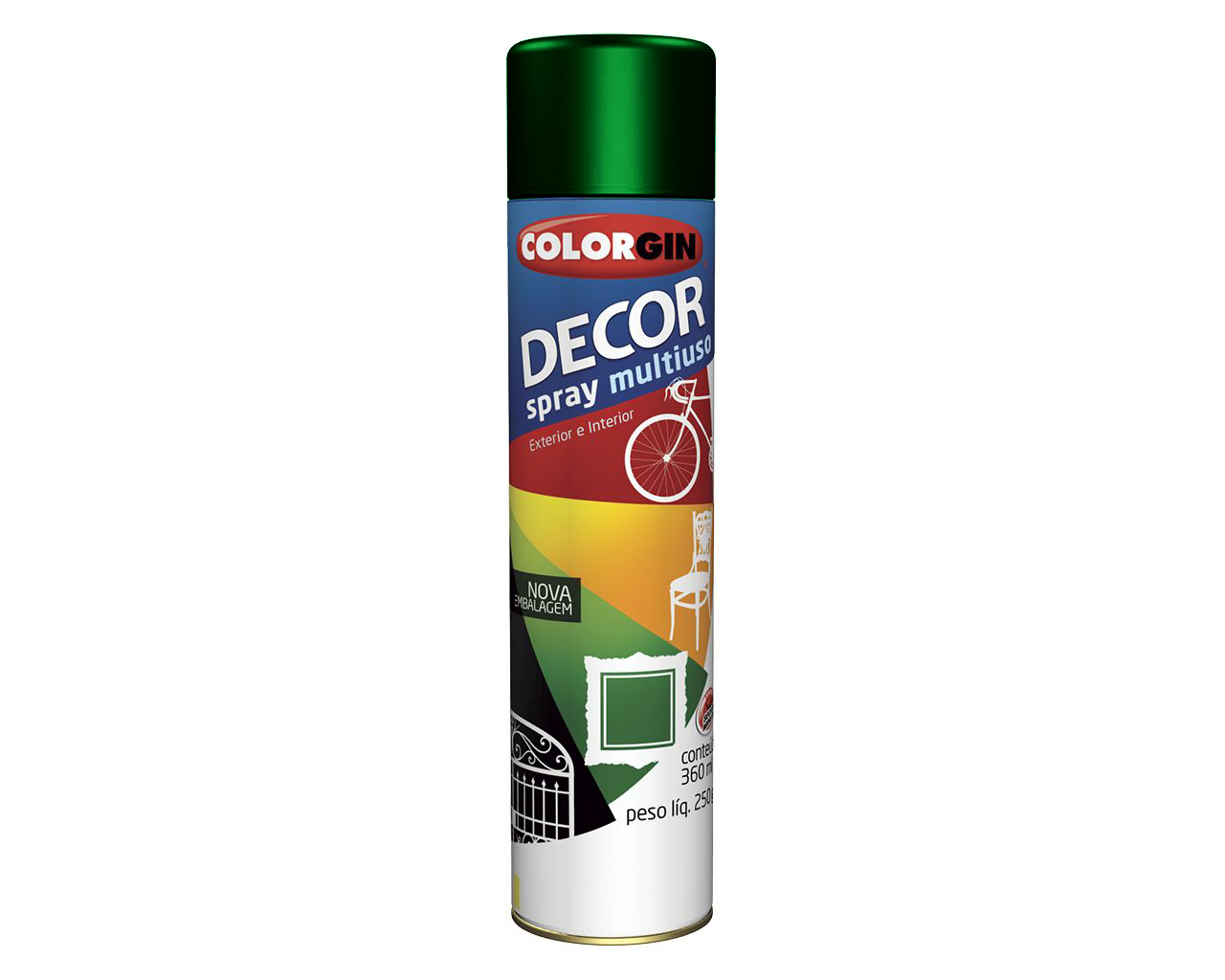 TINTA SPRAY DECOR VERDE FOLHA