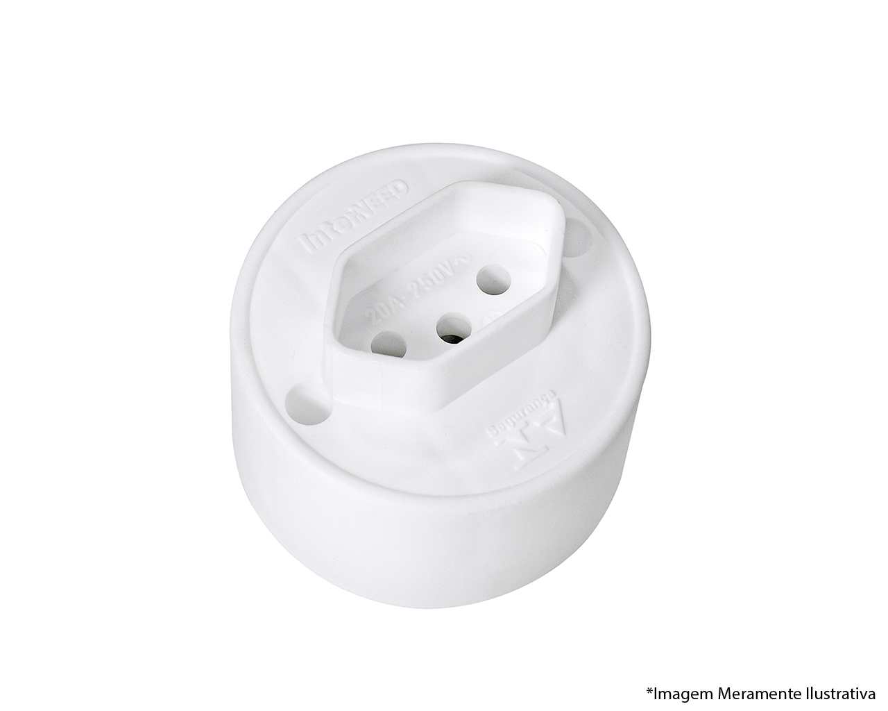 TOMADA SOBREPOR 2P+T 20A