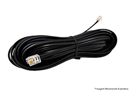 EXTENSÃO LISA PLUG/PLUG 4 VIAS 5,00M PRETA