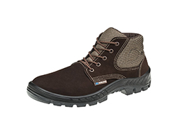 BOTINA NOBUCK CAFÉ CADARÇO PU BIDENSIDADE BICO PLÁSTICO NR 39