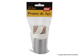 PRUMO PAREDE AÇO 900G 83555