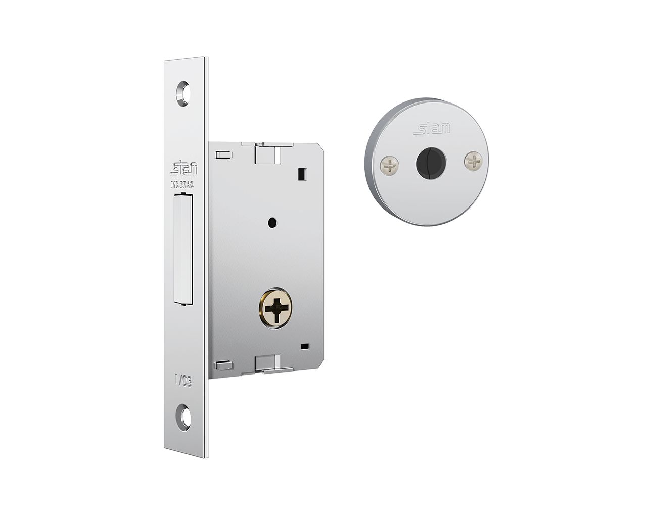 TRAVA DE SEGURANÇA TETRA INOX 1001 DISTÂNCIA BROCA 30MM