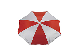 GUARDA SOL MOR VERMELHO/PRATA 1,80MX2M
