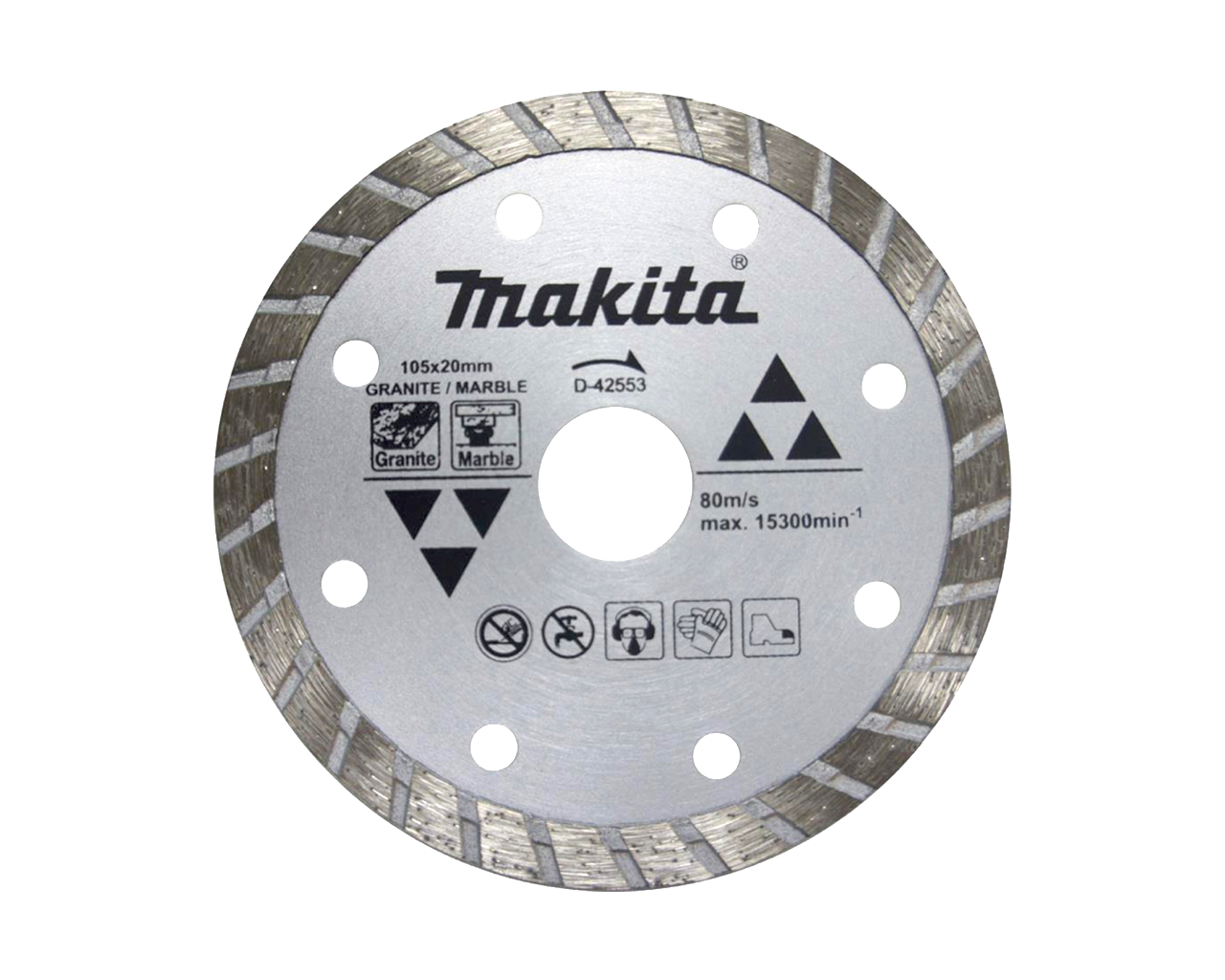 DISCO DIAMANTADO TURBO 105X20MM BLISTER