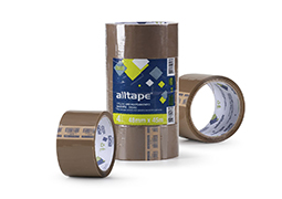 FITA EMBALAGEM ALLTAPE 48MMX045M MARROM