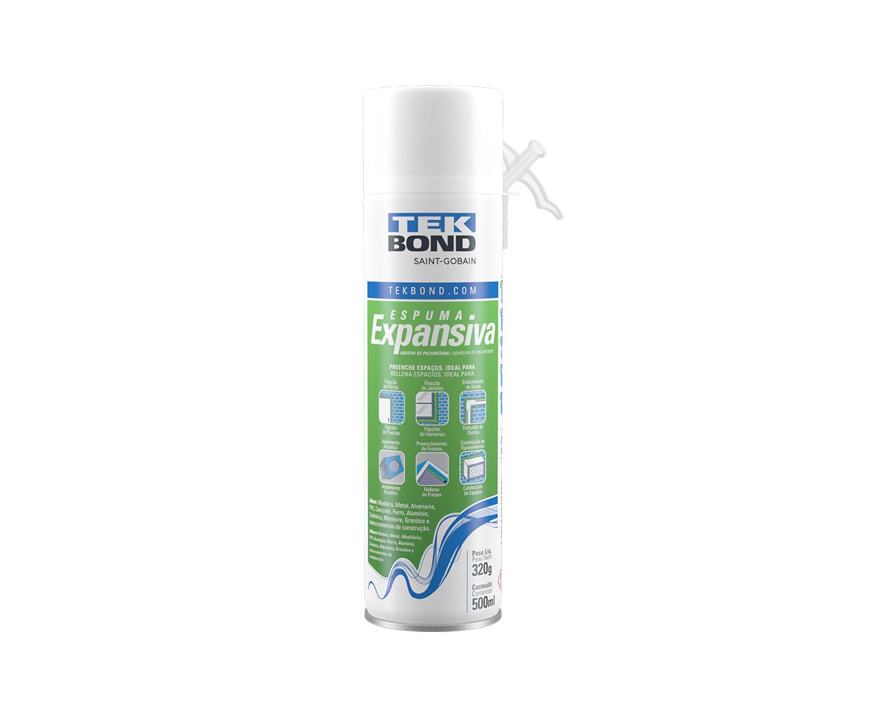 ESPUMA EXPANSIVA 500ML/320G 