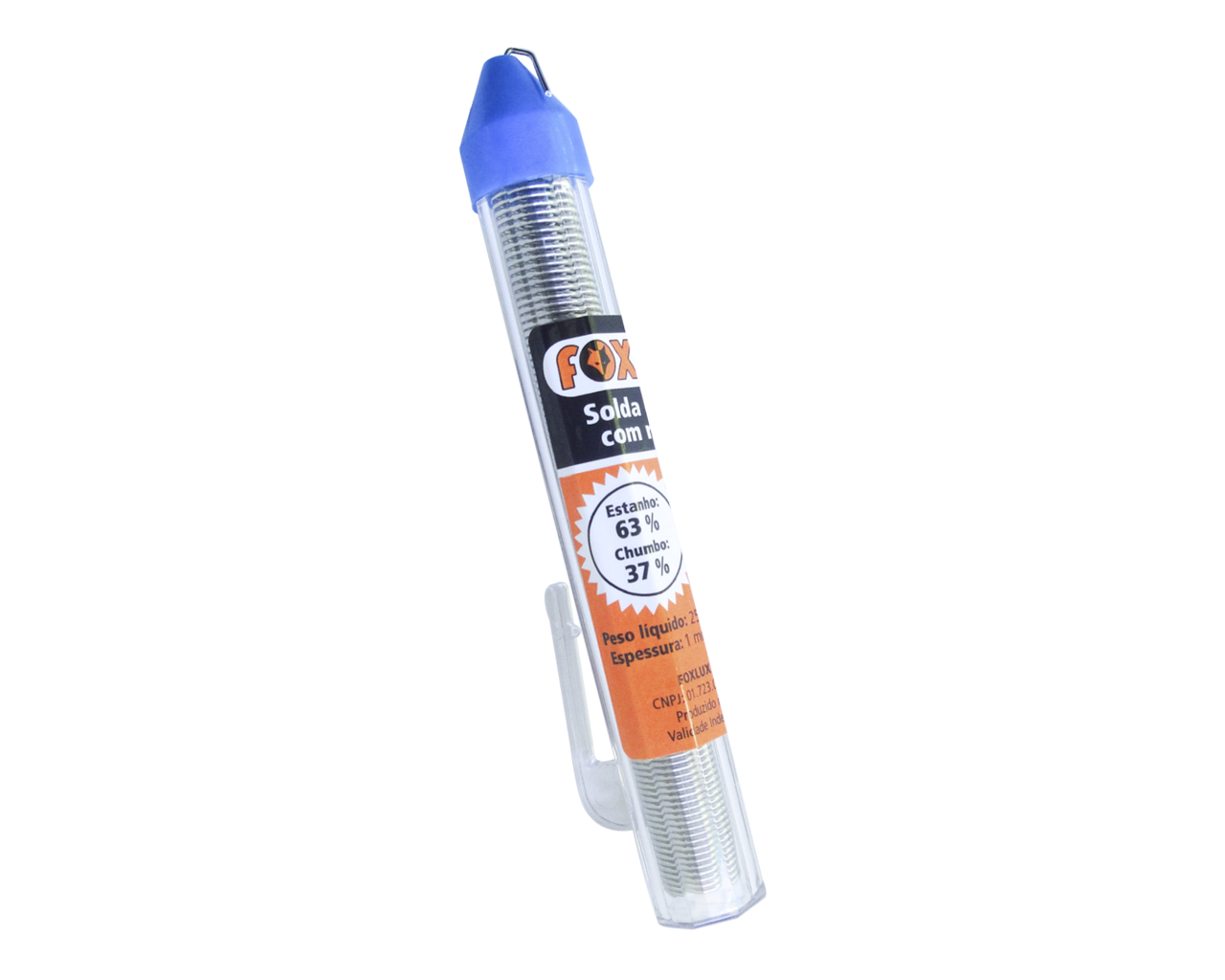 SOLDA TUBO ESTANHO LIGA 63/37 4M