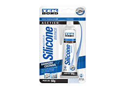 SILICONE ACÉTICO BRANCO 50G BLISTER