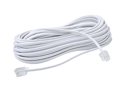 CABO TELEFONE BRANCO RJ-11 5M BLISTER