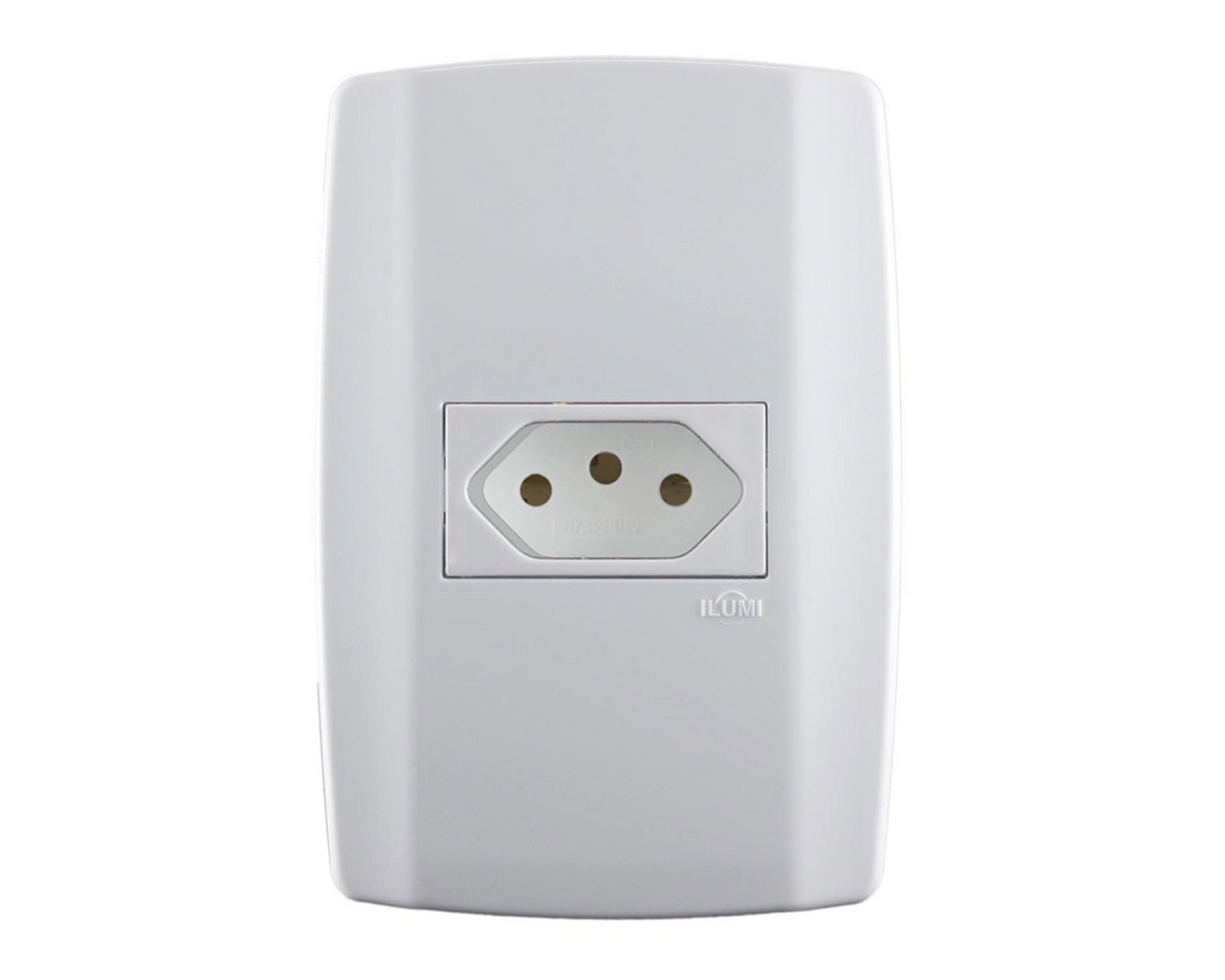 TOMADA SLIM COM PLACA HORIZONTAL 20A 250V