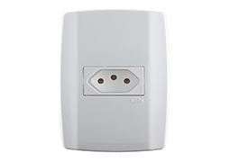 TOMADA SLIM COM PLACA HORIZONTAL 20A 250V