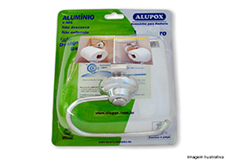 PORTA PAPEL PARA CAIXA ACOPLADA CROMADO BLISTER