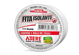 FITA ISOLANTE COLORIDA 18MMX05M BRANCO