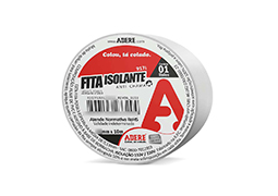 FITA ISOLANTE COLORIDA 18MMX10M BRANCO