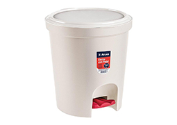 LIXEIRA PLÁSTICA REDONDA PEDAL 13,5LTS